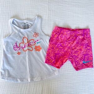 3T Nike Tank-Top & Bike Shorts Set Like New